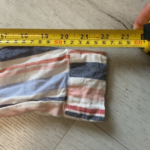 Maeve Anthropologie Chatham Striped Button Down Shirt size‎ XS - Picture 8 of 11